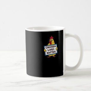 Chicken Lives - Vegetarisch - Dierenvrienden Koffiemok