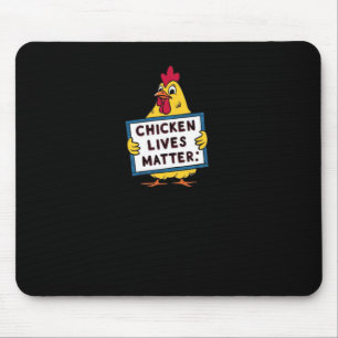 Chicken Lives - Vegetarisch - Dierenvrienden Muismat