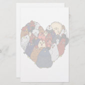 Chicken Love Briefpapier (Voorkant / Achterkant)