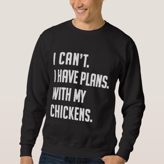Chicken Love Cute Farmer Trui (Voorkant)