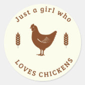 Chicken Love sticker (Voorkant)