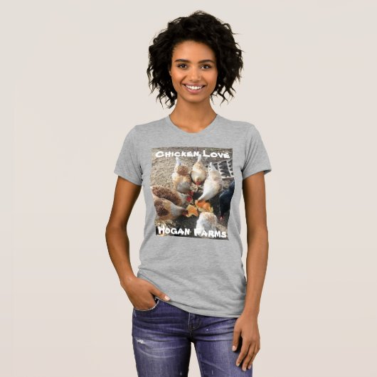 Chicken love T-Shirt (Voorkant volledig)