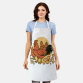 Chicken Lover Apron Schort (Gedragen)