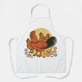 Chicken Lover Apron Schort (Voorkant)