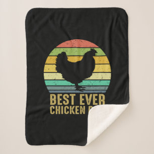 Chicken Lover Best Ever Chicken Dad Sherpa Deken
