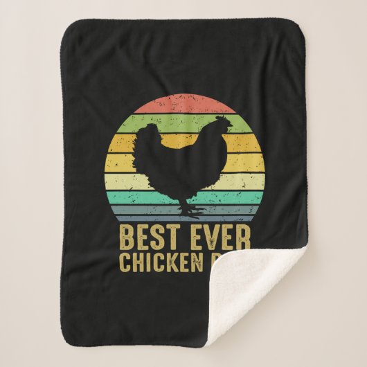 Chicken Lover | Best Ever Chicken Dad Sherpa Deken (Voorkant)