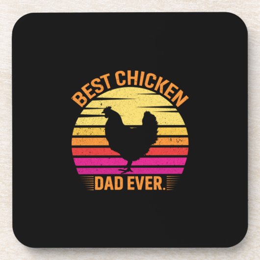 Chicken Lover | Beste kippaap ooit Bier Onderzetter (Voorkant)