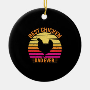 Chicken Lover Beste kippaap ooit Keramisch Ornament