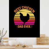 Chicken Lover | Beste kippaap ooit Poster (Keuken)