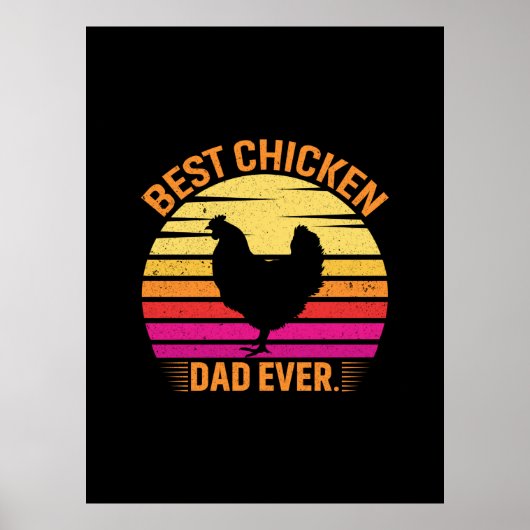 Chicken Lover | Beste kippaap ooit Poster (Voorkant)