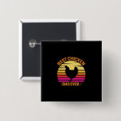 Chicken Lover | Beste kippaap ooit Vierkante Button 5,1 Cm (Voorkant /achterkant)