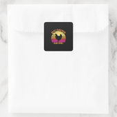 Chicken Lover | Beste kippaap ooit Vierkante Sticker (Tas)