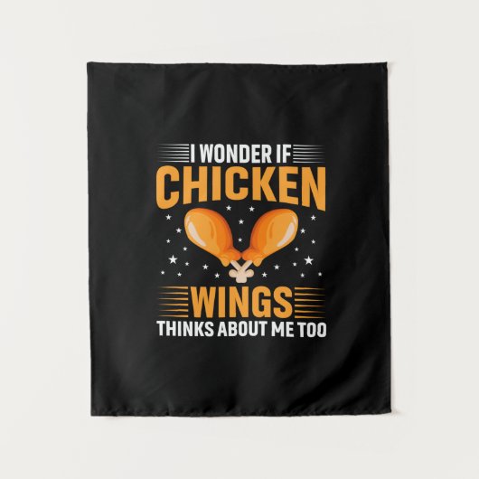 Chicken Lover | Chicken Wing Wandkleed (Voorkant)