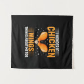 Chicken Lover | Chicken Wing Wandkleed (Voorkant (horizontaal))