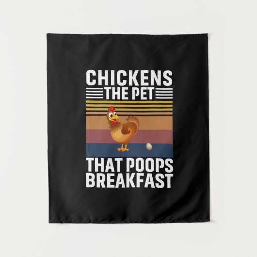 Chicken Lover | Chickens The Pet Wandkleed (Voorkant)