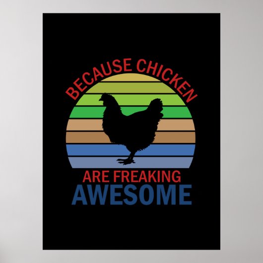 Chicken Lover | Geweldige rennen van kippen Poster (Voorkant)