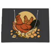 Chicken Lover Gift Bag Groot Cadeauzakje (Voorkant)