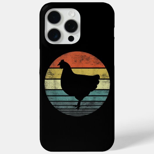 Chicken Lover Gifts Funny Farmer Retro  Far Case-Mate iPhone Case (Achterkant)