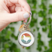 Chicken Lover Gifts Funny Farmer Retro  Far Sleutelhanger (Hand)