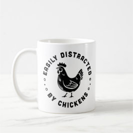 Chicken lover grappig land boerderij life quotes koffiemok