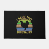 Chicken Lover | I Raise Tiny Dinosaurs Deurmat (Voorkant)