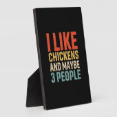 Chicken Lover | Ik hou van kippen Fotoplaat (Zijkant)