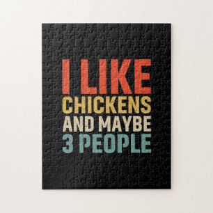 Chicken Lover Ik hou van kippen Legpuzzel