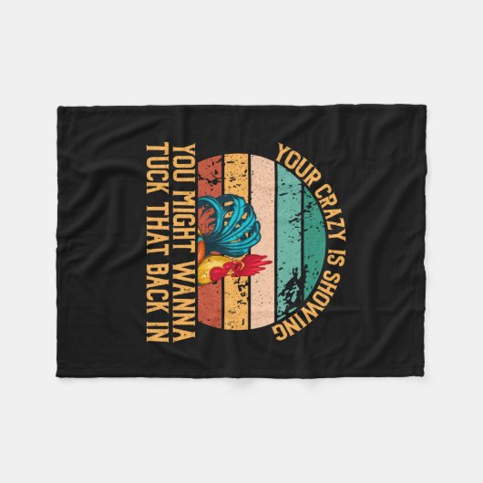 Chicken Lover | Je zou willen Tuck Fleece Deken (Voorkant (Horizontaal))