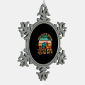 Chicken Lover | Je zou willen Tuck Tin Sneeuwvlok Ornament (Links)