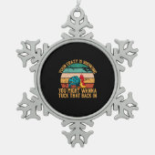 Chicken Lover | Je zou willen Tuck Tin Sneeuwvlok Ornament (Voorkant)