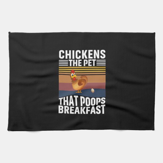 Chicken Lover | Kippen Het Pet Theedoek (Horizontaal)