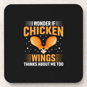 Chicken Lover Kippen Wing Bier Onderzetter