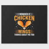 Chicken Lover | Kippen Wing Cadeaupapier (Vlak)