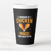 Chicken Lover | Kippen Wing Latte Mok (Voorkant)