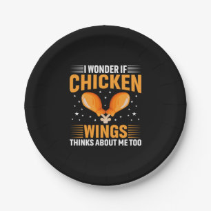 Chicken Lover Kippen Wing Papieren Bordje