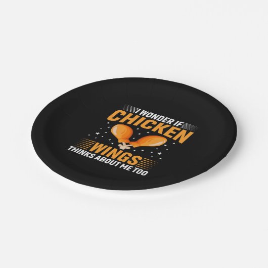 Chicken Lover | Kippen Wing Papieren Bordje (Gekanteld)