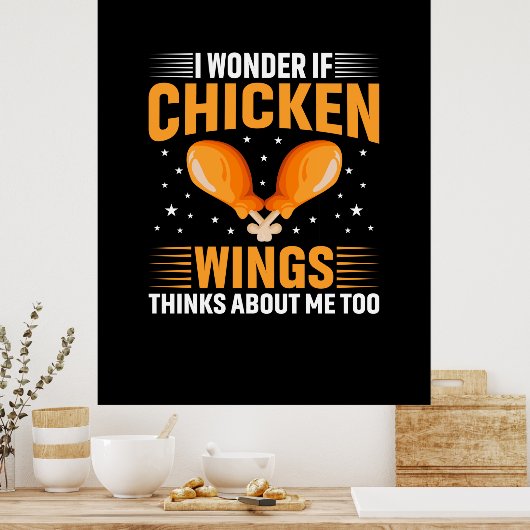 Chicken Lover | Kippen Wing Poster (Keuken)