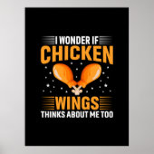 Chicken Lover | Kippen Wing Poster (Voorkant)