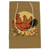 Chicken Lover Medium Gift Bag Medium Cadeauzakje (Voorkant)