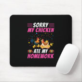 Chicken Lover | Mijn Chicken Ate My Homework Muismat (Met muis)