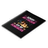 Chicken Lover | Mijn Chicken Ate My Homework Notitieboek (Linkerzijde)