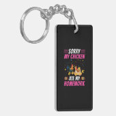 Chicken Lover | My Chicken Ate My Homework Sleutelhanger (Voorkant Links)