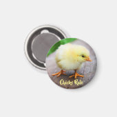 Chicken Lover Round Magnet (Voorkant / Achterkant)