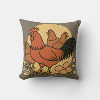 Chicken Lover Throw Pillow Kussen
