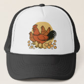 Chicken Lover Trucker Hat Trucker Pet (Voorkant)