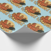 Chicken Lover Wrapping Paper Cadeaupapier (Hoek)
