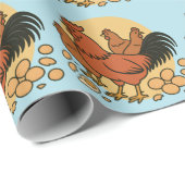 Chicken Lover Wrapping Paper Cadeaupapier (Rol Hoek)