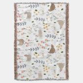 Chicken Lovers Boerderij Dier  Bloemen Deken (Voorkant Verticaal)