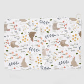 Chicken Lovers Boerderij Dier  Bloemen Golfhanddoek (Horizontaal)