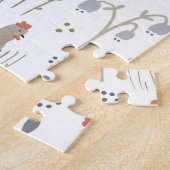 Chicken Lovers Boerderij Dier  Bloemen Legpuzzel (Zijkant)